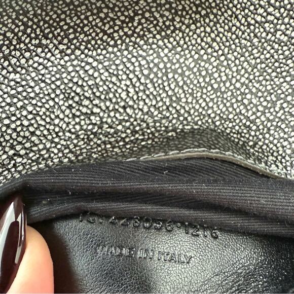 Saint Laurent Classic College Bag Matelasse Chevron Leather Medium Authentic - Picture 14 of 16